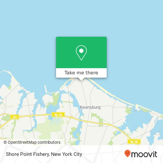 Mapa de Shore Point Fishery