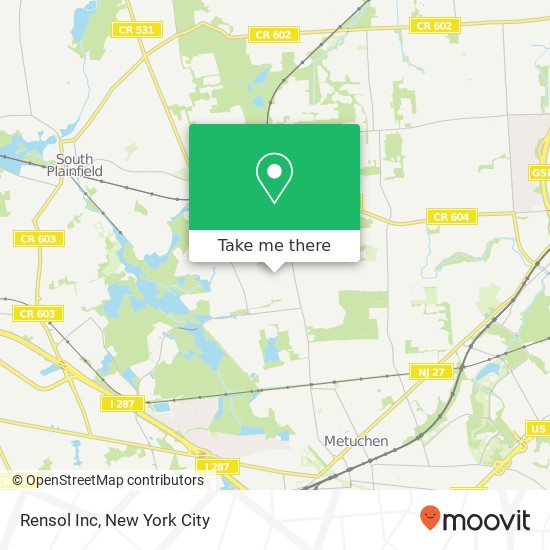 Rensol Inc map