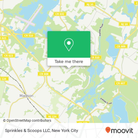 Mapa de Sprinkles & Scoops LLC
