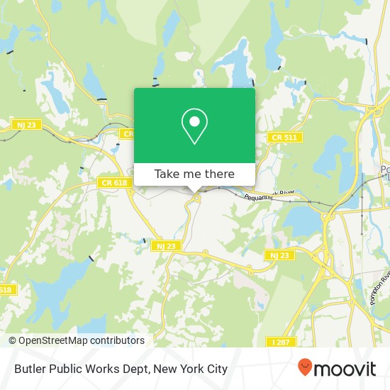 Mapa de Butler Public Works Dept
