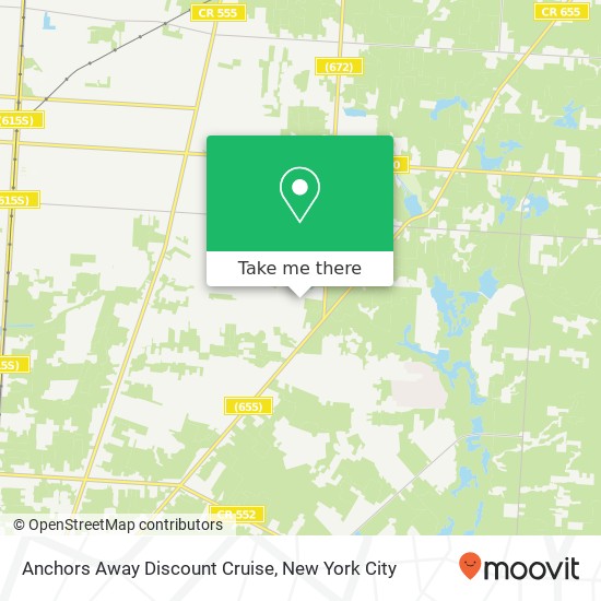 Anchors Away Discount Cruise map