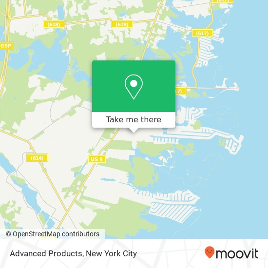 Advanced Products map