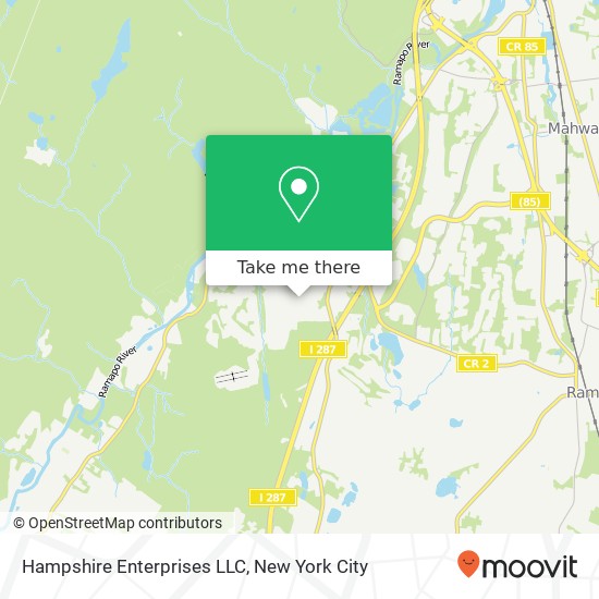 Mapa de Hampshire Enterprises LLC