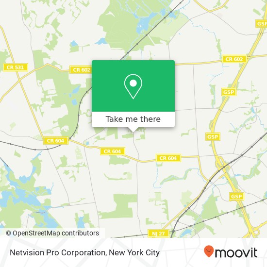 Netvision Pro Corporation map