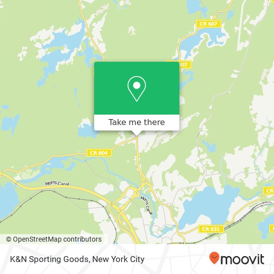 Mapa de K&N Sporting Goods