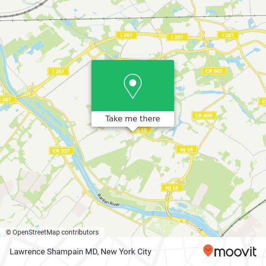 Lawrence Shampain MD map