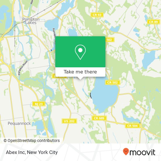 Abex Inc map