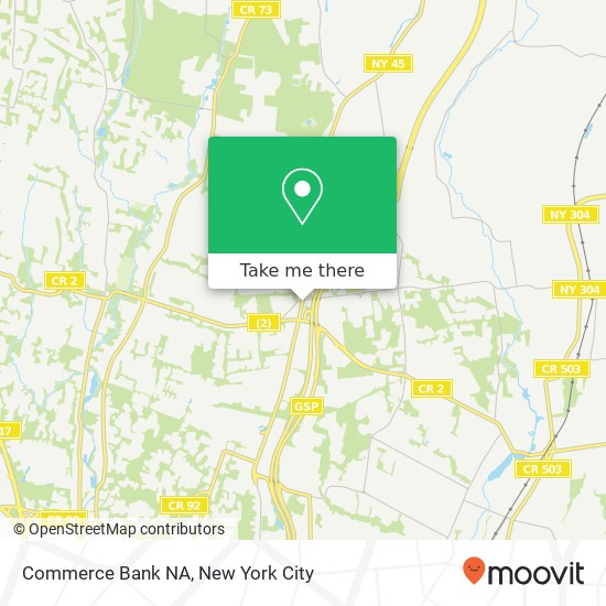 Commerce Bank NA map