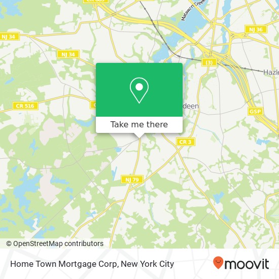 Home Town Mortgage Corp map