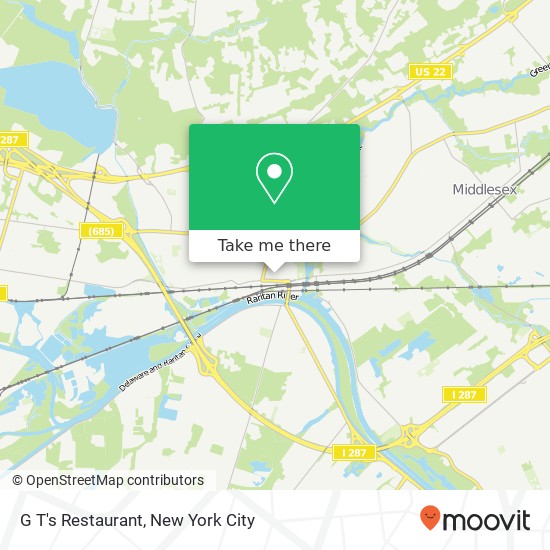 Mapa de G T's Restaurant