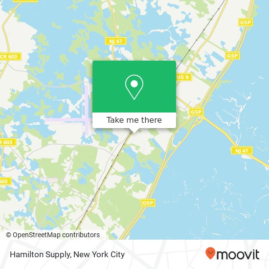 Hamilton Supply map