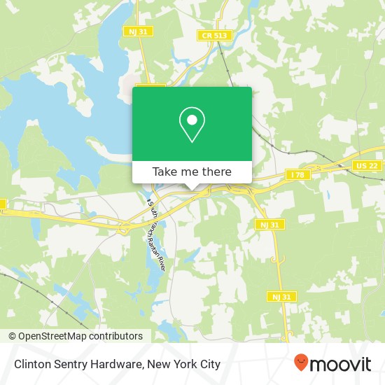 Mapa de Clinton Sentry Hardware