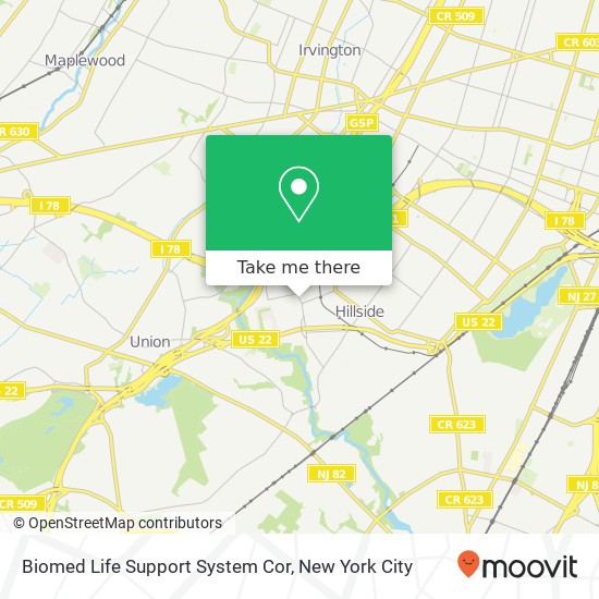 Biomed Life Support System Cor map