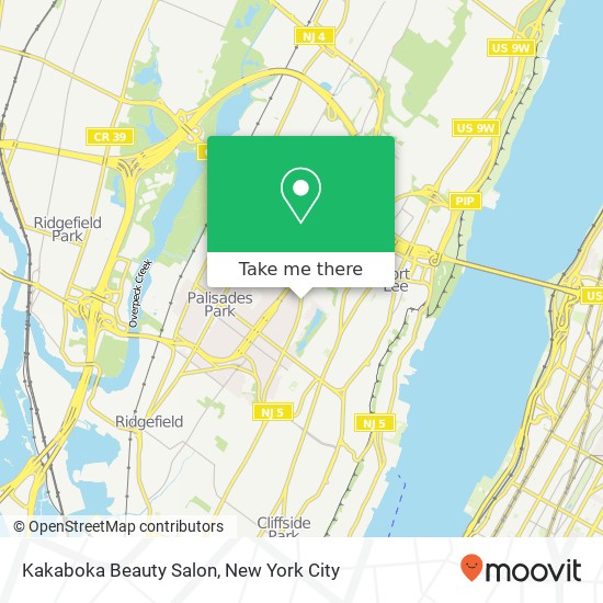 Mapa de Kakaboka Beauty Salon