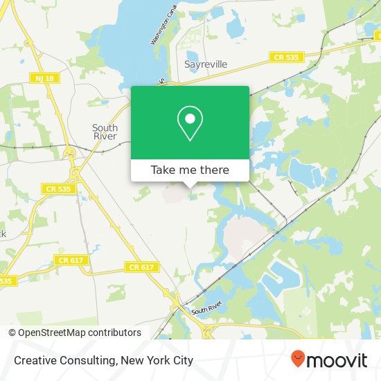 Creative Consulting map