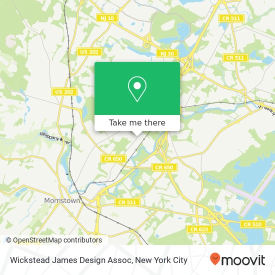 Mapa de Wickstead James Design Assoc