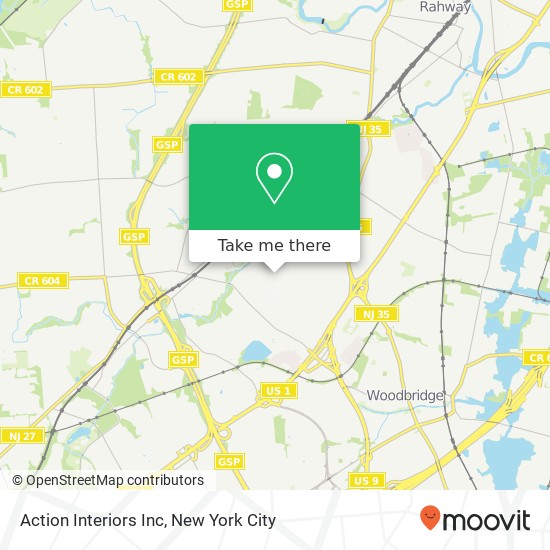 Action Interiors Inc map