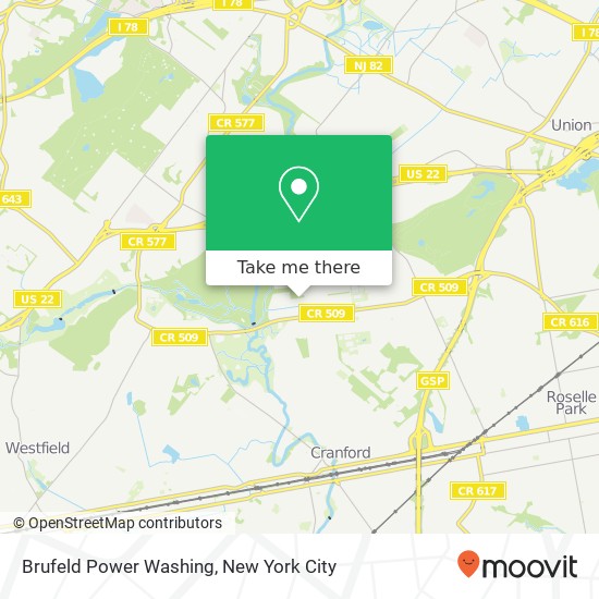 Brufeld Power Washing map