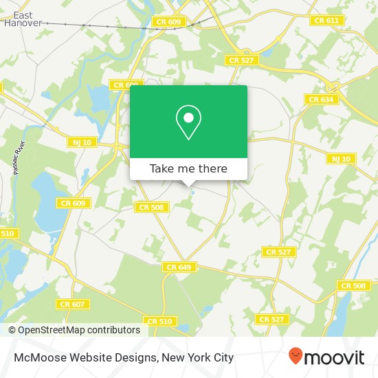 Mapa de McMoose Website Designs