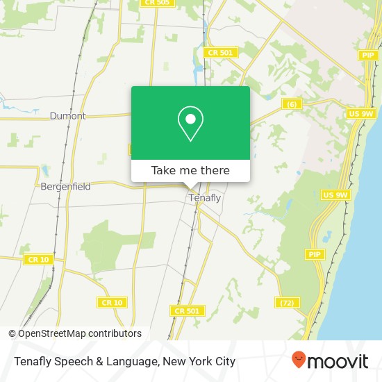 Mapa de Tenafly Speech & Language