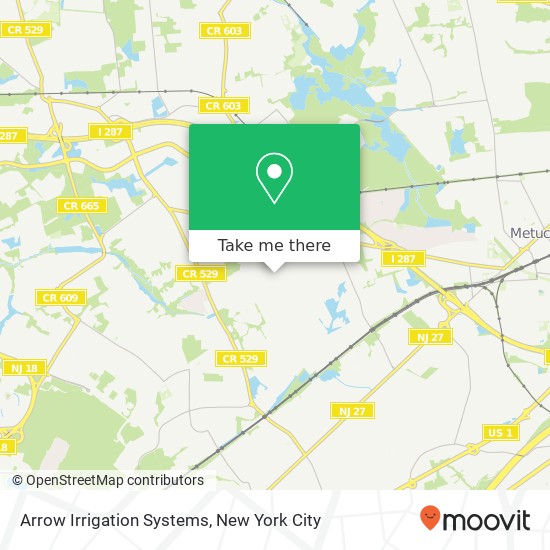 Arrow Irrigation Systems map