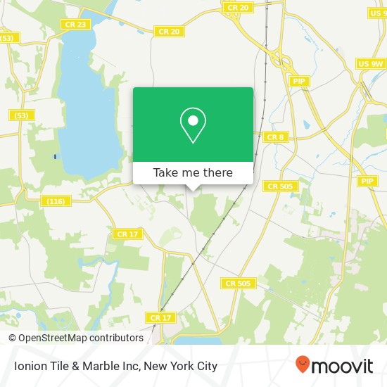 Mapa de Ionion Tile & Marble Inc