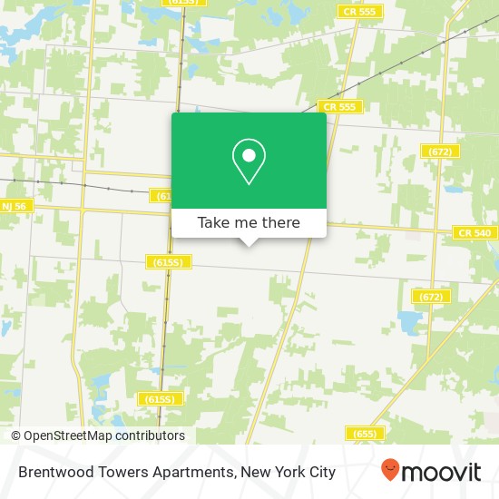 Brentwood Towers Apartments map