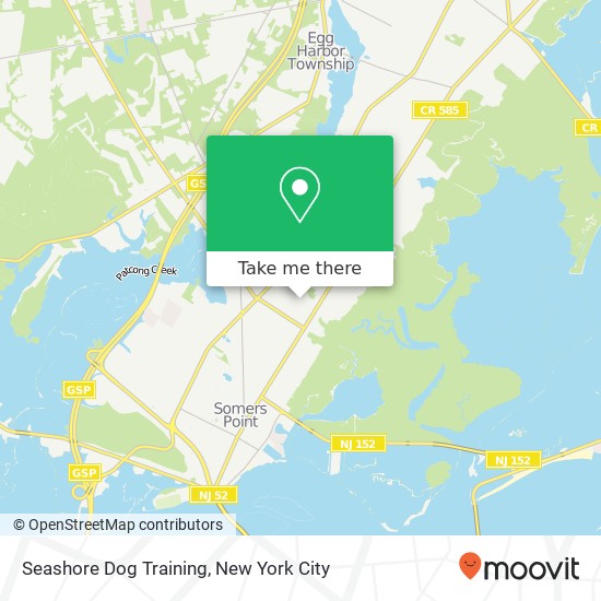 Mapa de Seashore Dog Training