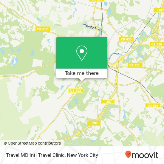 Mapa de Travel MD Intl Travel Clinic