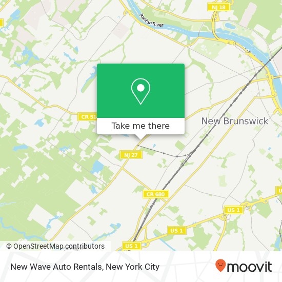 Mapa de New Wave Auto Rentals