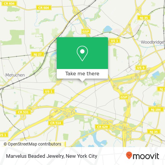 Marvelus Beaded Jewelry map