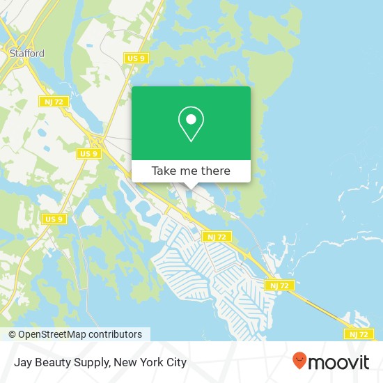 Jay Beauty Supply map