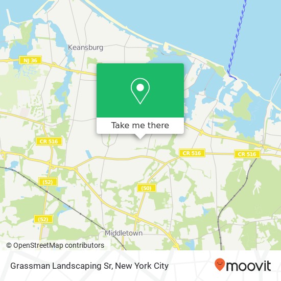 Grassman Landscaping Sr map