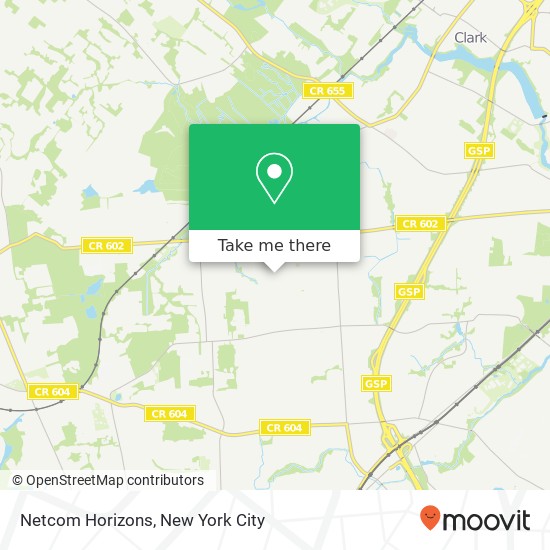 Mapa de Netcom Horizons