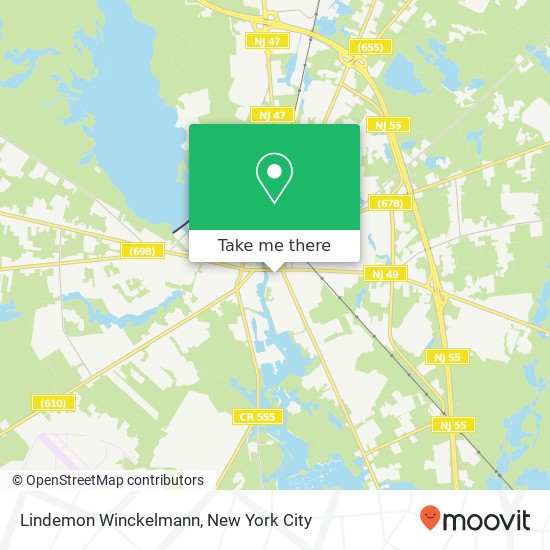 Mapa de Lindemon Winckelmann