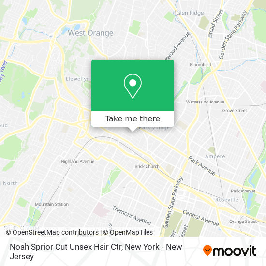 Mapa de Noah Sprior Cut Unsex Hair Ctr