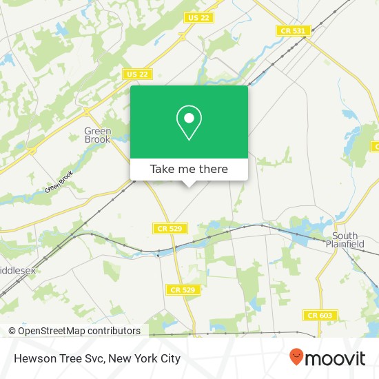 Mapa de Hewson Tree Svc