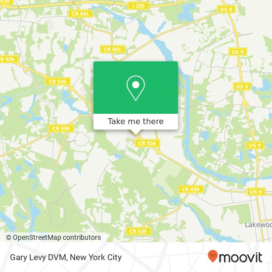 Mapa de Gary Levy DVM