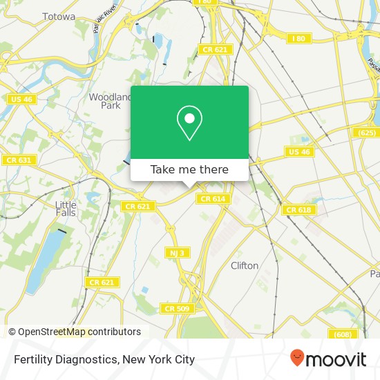 Mapa de Fertility Diagnostics