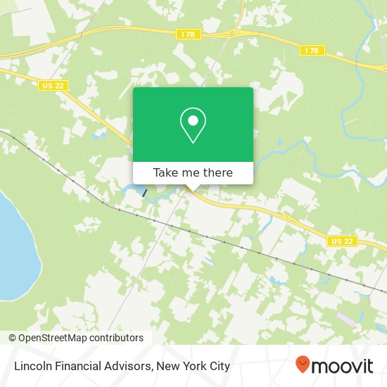 Mapa de Lincoln Financial Advisors