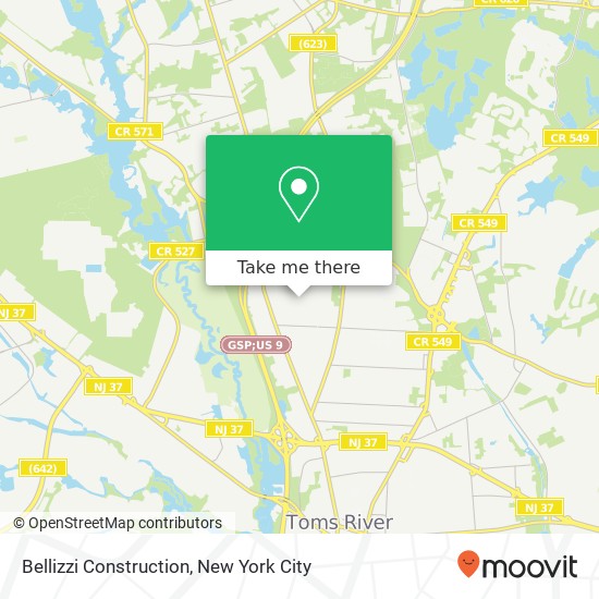 Mapa de Bellizzi Construction