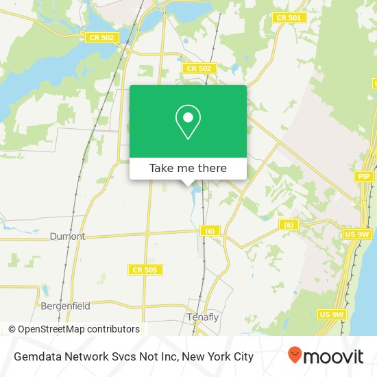Mapa de Gemdata Network Svcs Not Inc