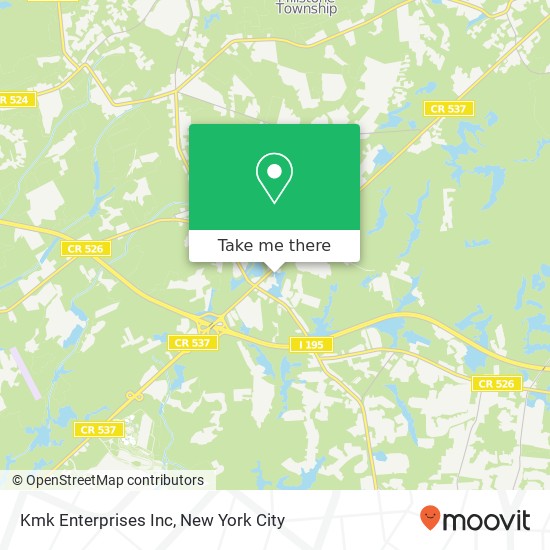 Mapa de Kmk Enterprises Inc