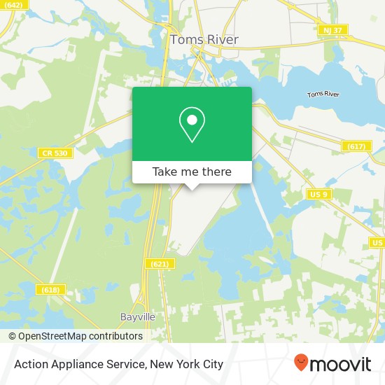 Action Appliance Service map