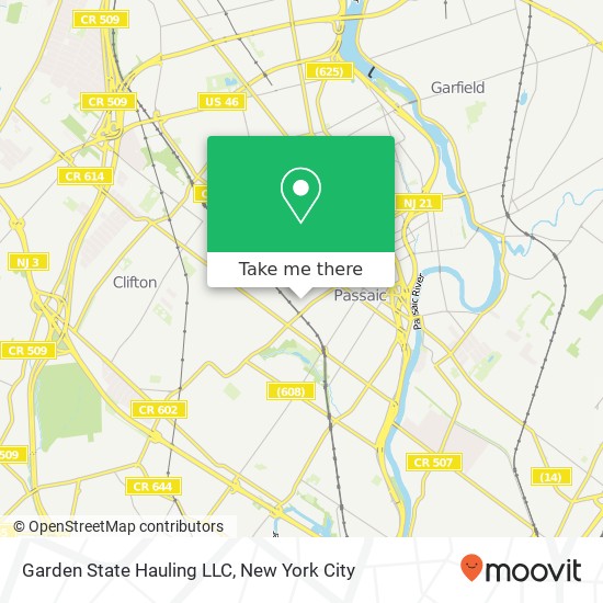 Garden State Hauling LLC map