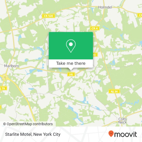 Starlite Motel map