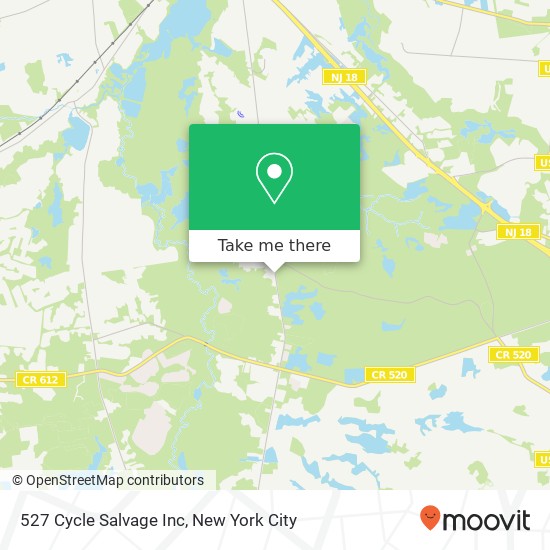 Mapa de 527 Cycle Salvage Inc