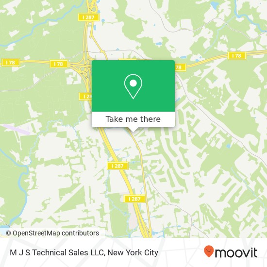 M J S Technical Sales LLC map