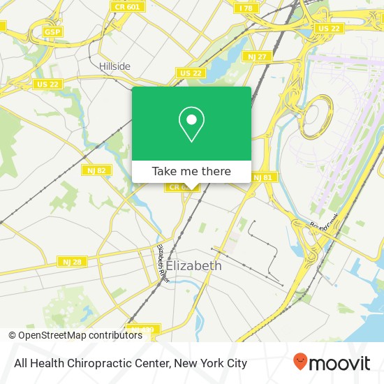 All Health Chiropractic Center map