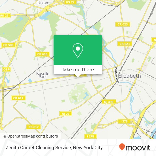 Zenith Carpet Cleaning Service map